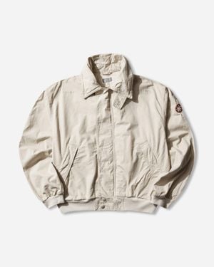 Cav Empt Men S Washed Cotton Light Zip Jacket - Natural