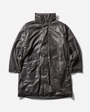 Cav Empt Men S Fleece Lined Zip Coat Charcoal - Gray