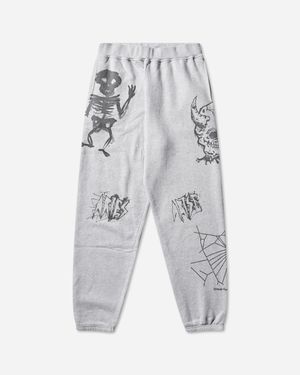 Aries Metal Marl Joggers Marl - Grey