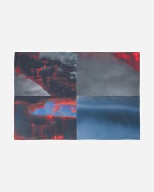 Serapis Molten Grid Place Mat - Blue