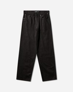 Vans S Check-5 Baggy Denim Pants - Black