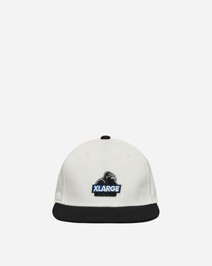 X-Large Slanted Og Snapback Cap - White