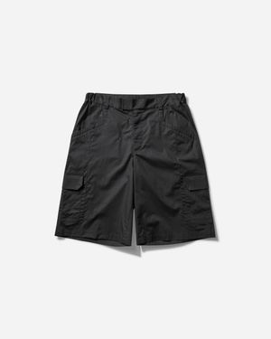 GR10K Men S Poplin Cargo Shorts Off - Black