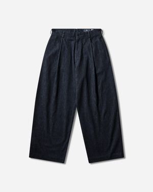 Levi's S Tab Pleated Trousers Ivy Wash - Blue