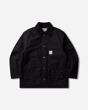 Carhartt Lander Coat (Stone Washed) - Black
