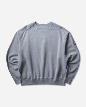 Cav Empt Overdye Panel Shoulder Crewneck Sweatshirt - Blue