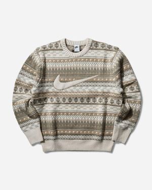 Nike Isle Swoosh Jumper Light Orewood / Sail - Grey