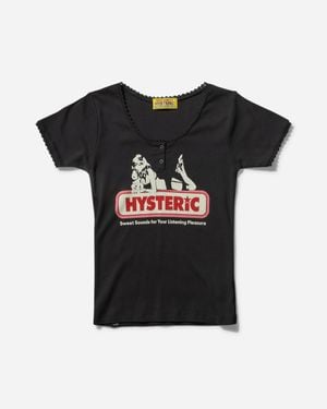 Hysteric Glamour S Sweet Sounds Chibi T-Shirt - Black