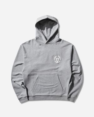 SLAM JAM Basics Graphic Hoodie Melange - Grey