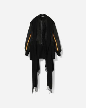 Undercover S Nylon Twill Ma-1 Jacket - Black