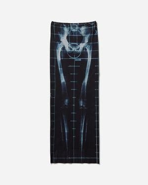 Jean Paul Gaultier Squeletor Long Skirt Light - Blue
