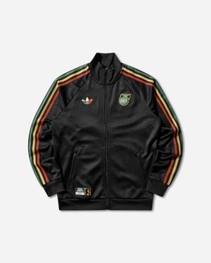 adidas Men S Bob Marley Jamaica Originals Track Top - Black