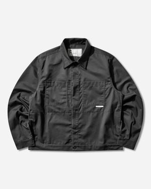 GR10K S 40000 Replicated Short Jacket Charcoal - Black