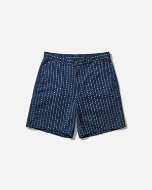 Carhartt Men S Drewe Shorts Ink / Natural - Blue