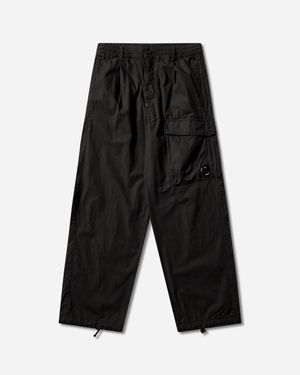 C.P. Company Men S Microreps Boxy Cargo Trousers - Black