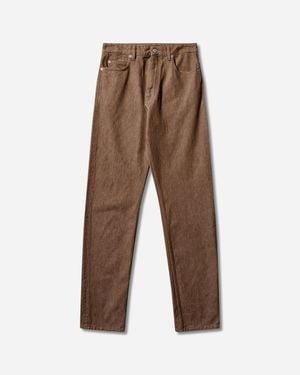 MM6 by Maison Margiela Men S Cotton Canvas Jeans Brown