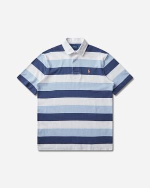 Polo Ralph Lauren Classic Fit Shortsleeve Rugby Shirt - Blue