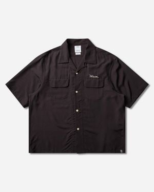 Visvim S Keesey Shortsleeve Shirt Charcoal - Black