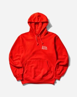 Wacko Maria Men S Heavy Weight Hoodie (type-6) - Red