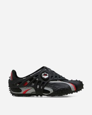 PUMA A$ap Rocky Mostro Gabbia Leather Trainers Black / Silver