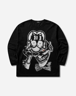 Chio Men S Mask Longsleeve T-shirt - Black