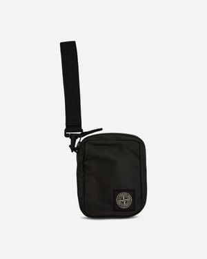 Stone Island Double Coated Cotton Ripstop Wallet - Black