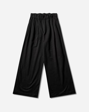 Dries Van Noten S Pleated Joggers - Black