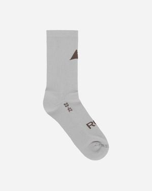 Roa Logo Socks Dirty - White