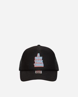 Anything Stacked Trucker Hat - Black