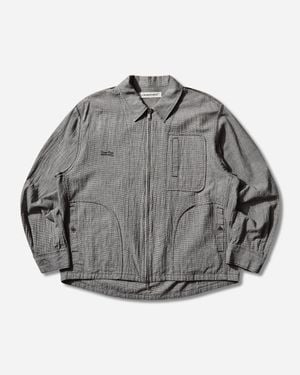 Undercover S Linen-Ramie Blend Cotton Jacket - Gray