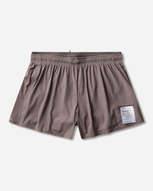 Satisfy Space-O 2.5In Shorts Falcon - Brown