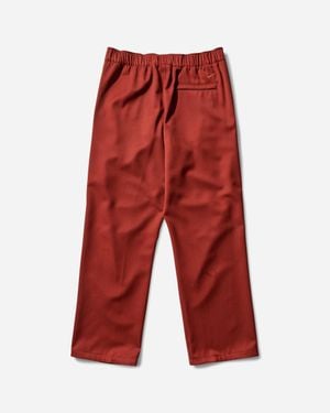 Nike Men S Wool Classic Woven Pants Mars Stone - Red