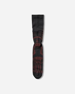 ROA Bones Logo Q-Skin Technical Socks Burgundy - Black