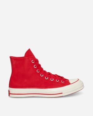 Converse Shai Chuck 70 Nubuck Leather Trainers University - Red