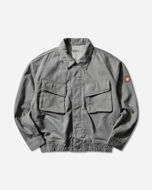 Cav Empt Men S Ash Community Button Jacket - Gray