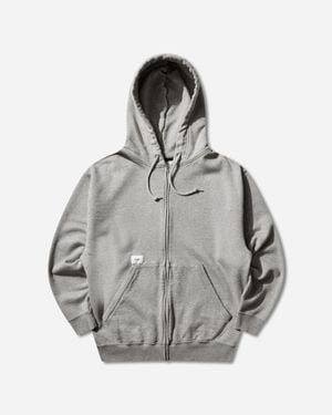 WTAPS S Throwdy Zip Hoodie Ash - Gray