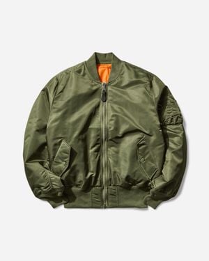 Alpha Industries Men S Ma-1 Heritage Bomber Jacket Sage - Green