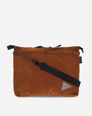 and wander Sil Sacoche Dark - Brown