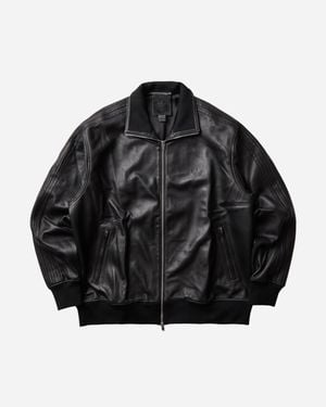 adidas A-type Leather Firebird Track Top - Black