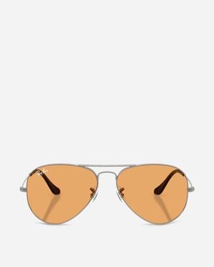 Ray-Ban Aviator Sunglasses Polished Photocromic - Metallic