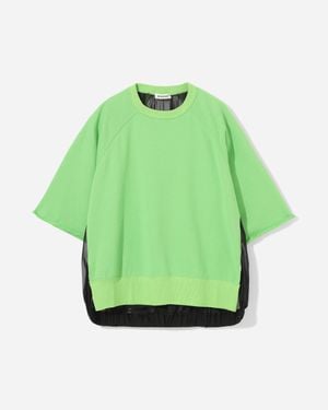 Undercover S Mesh Cotton T-Shirt Light - Green