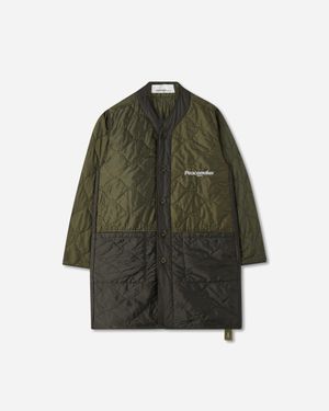 Oamc Peacemaker Men S Long Liner Forest Night - Green