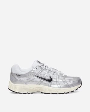 Nike P-6000 Trainers / Metallic Silver - White