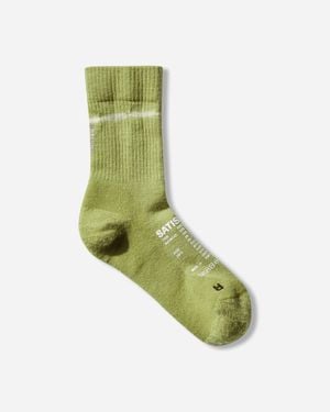 Satisfy Merino Nylon Tube Socks Tie Dye Grenoble - Green