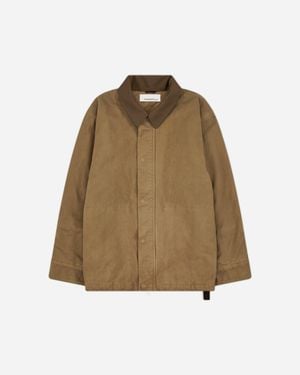 Oamc Peacemaker Men S Chore Jacket - Natural
