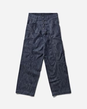 _J.L - A.L_ Men S Mantle Trousers Rhodus - Blue