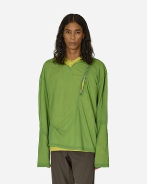 Kiko Kostadinov Knox Mesh Hoodie Lime / Lilac / Emerald - Green