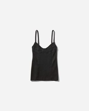 Our Legacy Women S Cami Tank Top Washed - Black