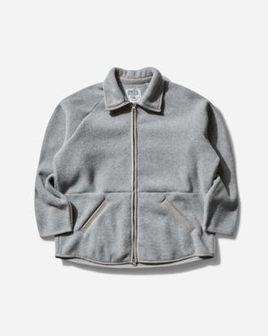 Cav Empt Men S Pw Fleece Zip Up Jacket - Grey