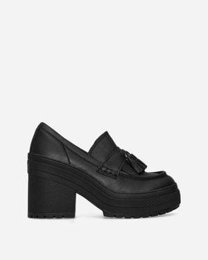 Converse S Chuck 70 De Luxe Platform Heel Loafers - Black